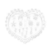 Silikonowe foremki do ozdób 3D z lakieru, żelu, akrylu – #1 kwiatki 18 wzorów