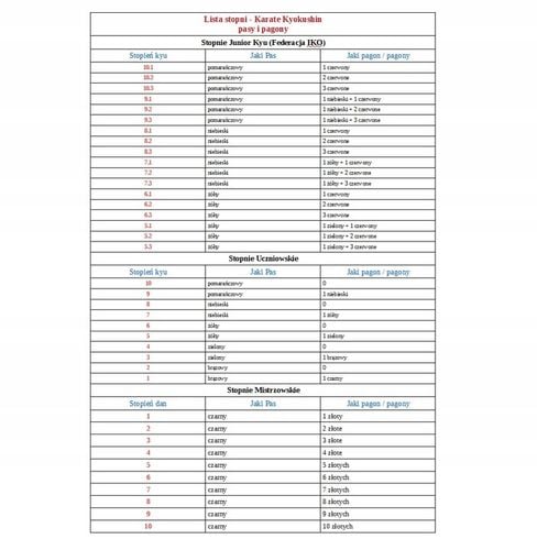 Pasy Pas Do Kyokushin Karate Niebieski 220 cm na Arena.pl