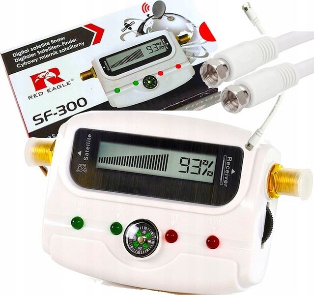 MIERNIK DO SATELITY Sygnału Satelitarnego SAT LCD +KABEL zdjęcie 1