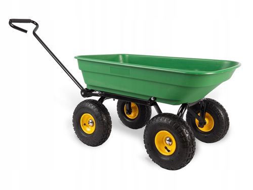 Wózek ogrodowy transportowy taczka wywrotka przyczepka 3w1 200kg na Arena.pl