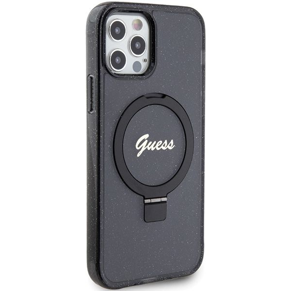 Etui Guess do iPhone 12, iPhone 12 Pro, Czarny, MagSafe zdjęcie 4