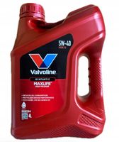 OLEJ VALVOLINE MAXLIFE SYNTHETIC 5W40 4L