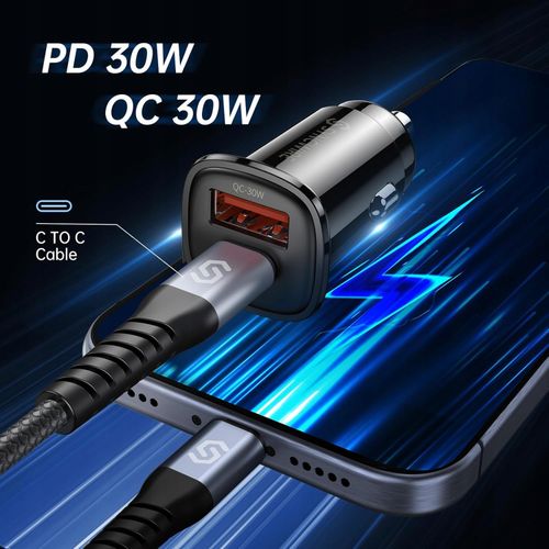 SYNCWIRE SW-XC769 MINI ŁADOWARKA SAMOCHODOWA 60 W na Arena.pl
