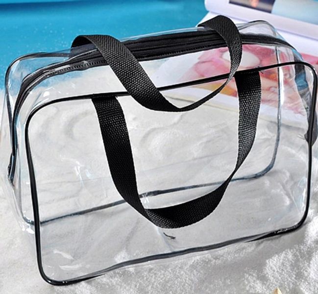 Zestaw kosmetyczka torba 3w1 przeźroczysta pojemna  E11 zdjęcie 10