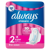 ALWAYS Podpaski ze skrzydełkami Super (rozmiar 2)