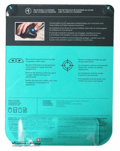 Oryginalna Mysz Logitech M570 TRACKBALL Blister na Arena.pl