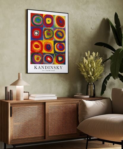Plakat cyfrowy do wydruku kandinsky na Arena.pl