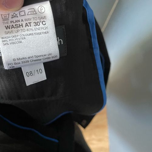 Marks&Spencer Spodnie Męskie Wygodne Eleganckie Stylowe Czarne 40/31 na Arena.pl