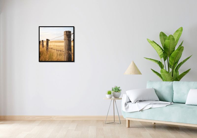 Plakat 60x60cm Płot na Polu zdjęcie 4