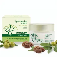 MACROVITA Olive.elia Hydro-active naturalny krem aktywnie nawilżający z bio-oliwą i szałwią do cery tłustej lub normalnej 50ml