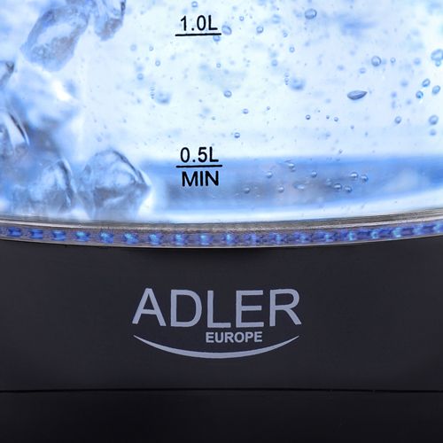 Czajnik szklany Adler AD1224 1,5L 2200W czarny na Arena.pl