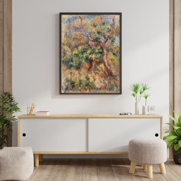 Landscape, Pierre-Auguste Renoir - plakat 70x100 cm zdjęcie 2