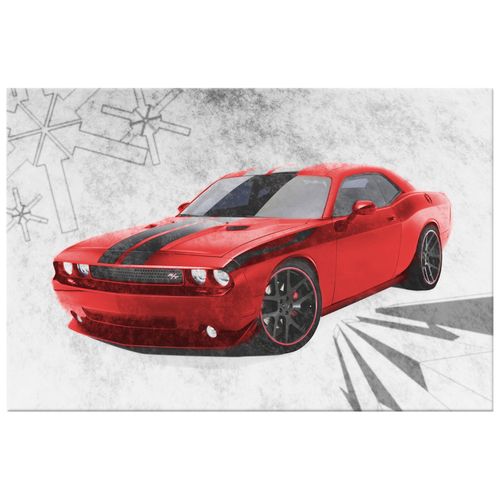 Obraz 60X40 Dodge Challenger Blacktop na Arena.pl