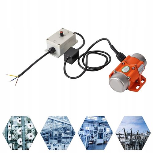 SILNIK WIBRACYJNY 3000 OBR/MIN Z REGULATOREM PRĘDKOŚCI, ELEKTRYCZNY SILNIK na Arena.pl