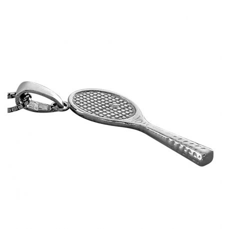 SREBRNY WISIOREK RAKIETA DO TENISA SREBRO PRÓBY 925 na Arena.pl