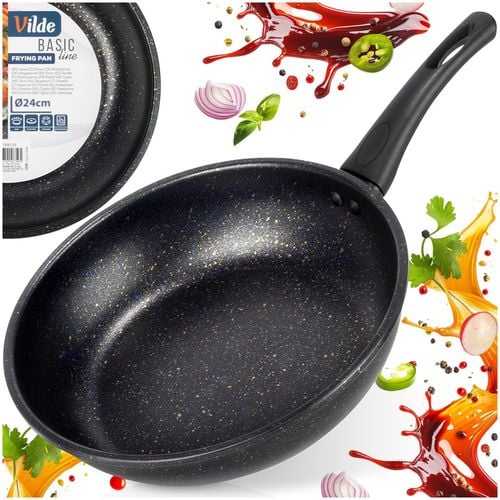 Patelnia granitowa BASIC LINE 24 cm na Arena.pl