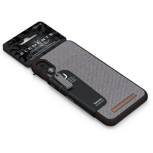 Materiałowe etui do iPhone SE 2020/8/7 (Dark Brown Pattern 1) na Arena.pl