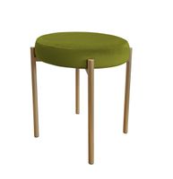 TABORET DIOR STOŁEK LOFT metal podstawa złota BL75