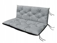 Poduszka ogrodowa na huśtawkę - 120x60x50 wz. Jasny Szary