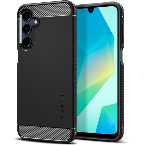 Etui Spigen Rugged Armor TPU Karbon DO Samsung Galaxy A16 Matowe Czarne na Arena.pl