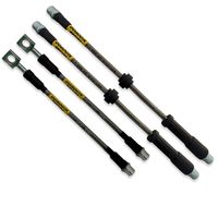 Audi A4 B6 - Zestaw Przewodów Hamulcowych Teflonowych W Oplocie Stalowym