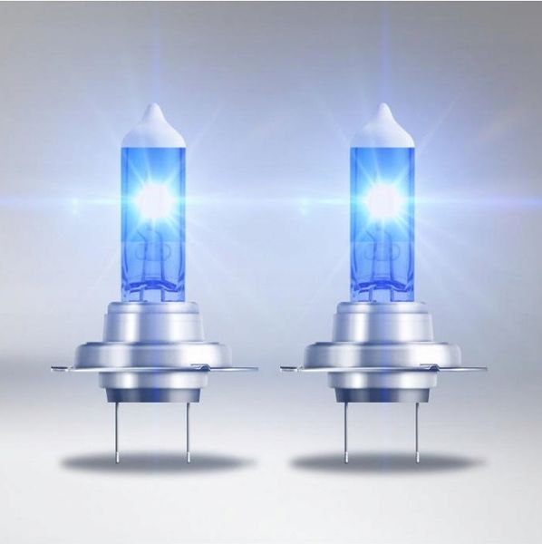 H7 OSRAM ZARÓWKI 5500K COOL BLUE HYPER BOOST LEED LOOK zdjęcie 12