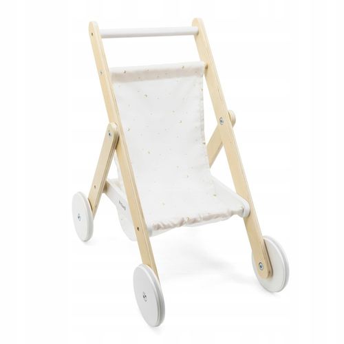 VIGA 44236 PolarB Solidny Designerski Drewniany Wózek dla Lalek Gwiazdki na Arena.pl