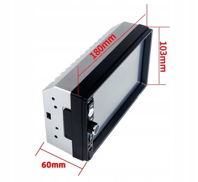 RADIO 2DIN EKRAN 7 USB SAMOCHODOWE SD MP3 + KAMERA zdjęcie 13