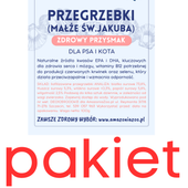 3x liofilizowane przegrzebki 60g dla psa i kota | witaminy z grupy B | cynk