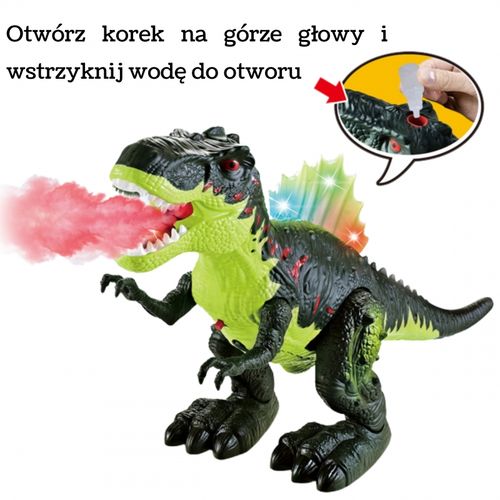 ZABAWKOWY INTERAKTYWNY DINOZAUR  DZWIEKI na Arena.pl