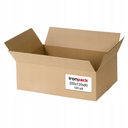 KARTON KLAPOWY 200x120x80 Pudełko PACZKOMAT A - 100szt na Arena.pl