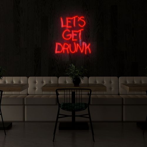 Napis LED Let's Get Drunk na Arena.pl