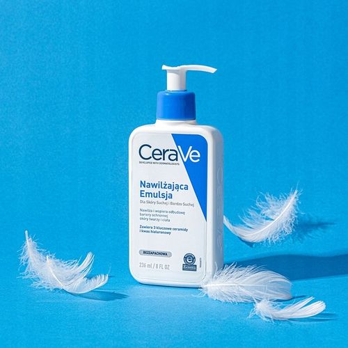CeraVe 236 ml Nawilżająca Emulsja do Twarzy i Ciała Skóra Sucha na Arena.pl