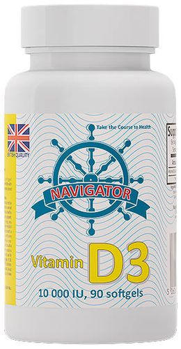 NAVIGATOR Witamina D3 10 000 IU 90 kapsułek na Arena.pl