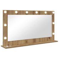 Lustro toaletowe Z lustrem Dąb rzemieślniczy 100 x 55 x 18 cm