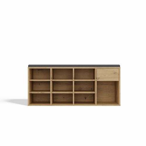 Szafka Na Obuwie Buty Otwarta TALLIN DĄB ARTISAN Do Przedpokoju na Arena.pl