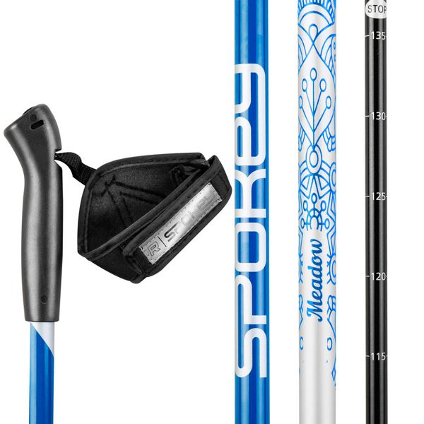 Spokey MEADOW - Kije Nordic Walking; 105-135 cm zdjęcie 4