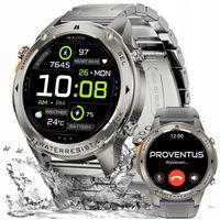 ZEGAREK SMARTWATCH MĘSKI WODOODPORNY 5ATM GPS MENU POLSKIE SPORT ROZMOWY