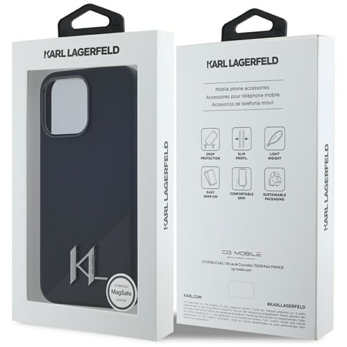 Etui Karl Lagerfeld do iPhone 15 Pro, Czarny, MagSafe na Arena.pl