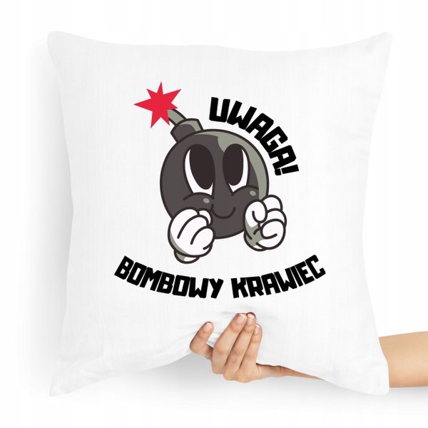 Poduszka Dla Krawcowej Krawca Bombowy Krawiec Z Nadrukiem Ze Zdjęciem zdjęcie 1