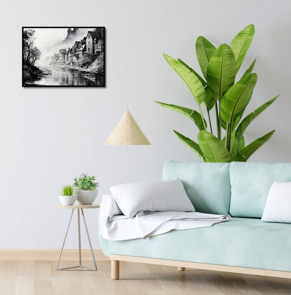 Plakat 55x40cm Mglisty Refleks zdjęcie 4