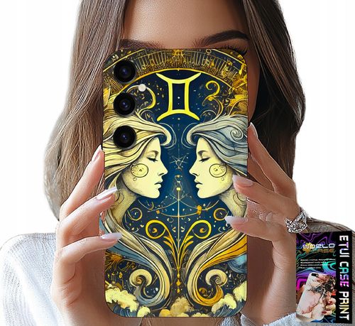 ETUI DO SAMSUNG GALAXY S25 - ZNAK ZODIAKU, BLIŹNIĘTA ASTRONOMIA CASE na Arena.pl