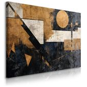 Obraz Canvas Do Salonu Abstrakcja Geometryczna Styl Glamour 30cm x 20cm