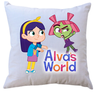 Poduszka z wkładem Świat Alvy - Alvas World