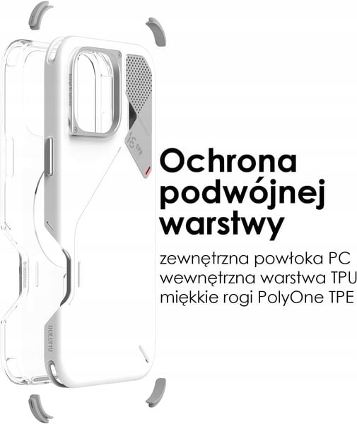 Plecki Aulumu do Apple iPhone 16 Pro Max biały zdjęcie 2