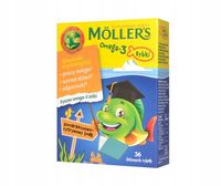 Mollers Omega-3 Rybki Pomarańczowo-cytrynowy 36szt