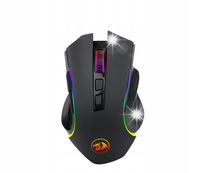 Myszka bezprzewodowa gamingowa Redragon Griffin RGB Wireless 8000DPI Czarna