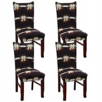 POKROWCE NA KRZESŁA ŚWIĄTECZNE WZORY ELASTYCZNY UNIWERSALNY POKROWIEC MIX