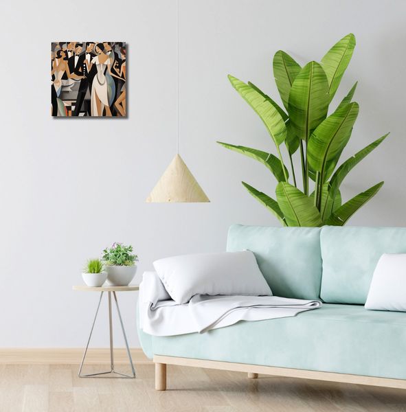 Obraz 30x30cm Bal w Art Deco zdjęcie 2