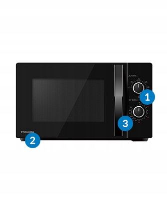 Kuchenka mikrofalowa Toshiba MW-MG20P GRILL!! na Arena.pl